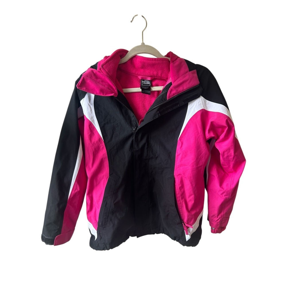 The North Face Kids Puffer Jacket - Pink and Black